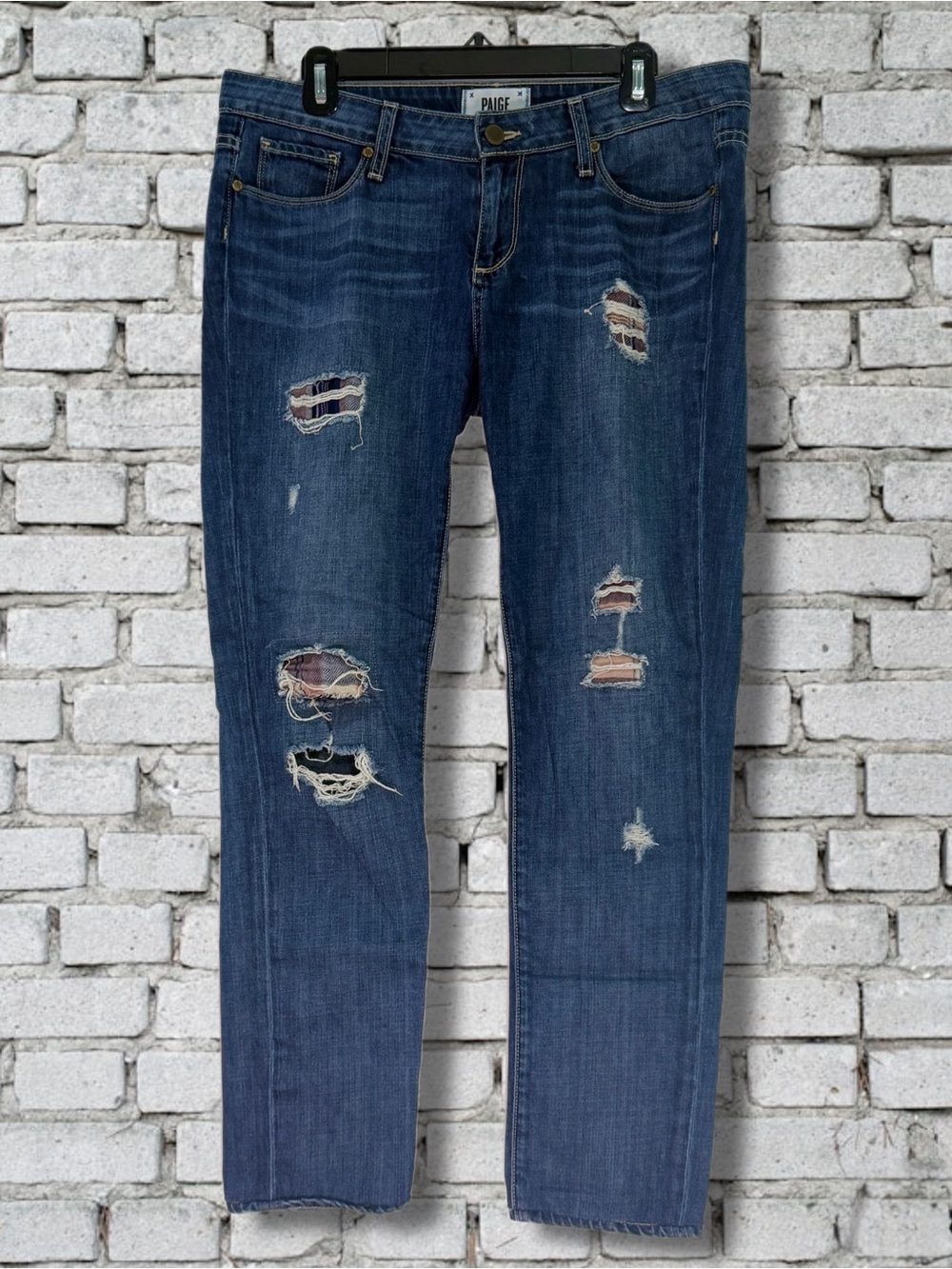 Women’s Paige Denim Jimmy Jimmy Distressed Skinny Jeans Size 29